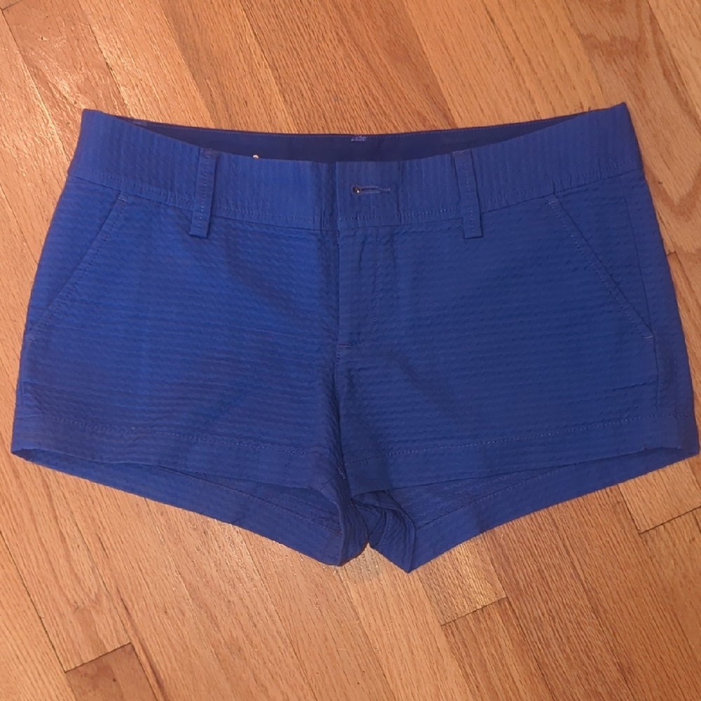 Lilly Pulitzer Royal Blue High Waist Shorts